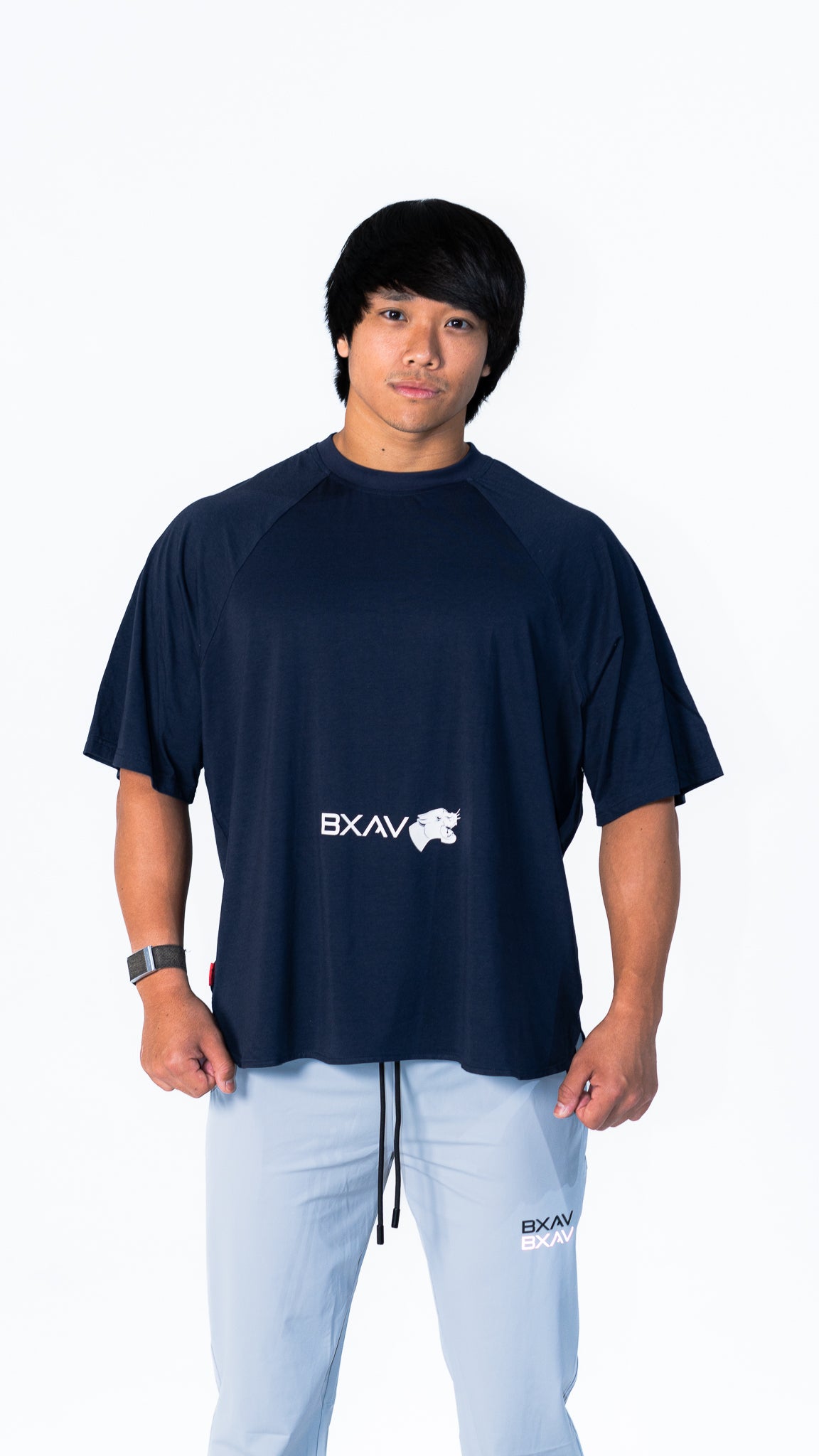 Big Logo Raglan Oversize T-shirt (Midnight) BA-627